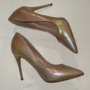 Aldo Shimmering Gold Heels
